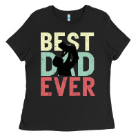 Black Best Dad Ever Ladies Tee - Bettercallsaul