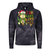 Cloud Black watercolor t rex fa rawr rawr rawr christmas Vintage Hoodie - CowGirlArtShop