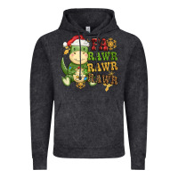 Vintage Black watercolor t rex fa rawr rawr rawr christmas Vintage Hoodie - CowGirlArtShop