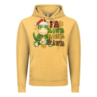 Vintage Mustard watercolor t rex fa rawr rawr rawr christmas Vintage Hoodie - CowGirlArtShop