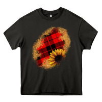 Asphalt sunflower Christmas patch Heavy Core Tee - JahusDesignShop
