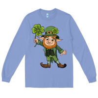 Colony Blue St. Patrick's day elf Long Sleeve Tee - CowGirlArtShop