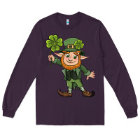 Plum St. Patrick's day elf Long Sleeve Tee - CowGirlArtShop