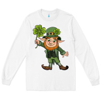 White St. Patrick's day elf Long Sleeve Tee - CowGirlArtShop