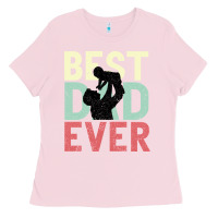 Bubblegum Pink Best Dad Ever Ladies Tee - Bettercallsaul