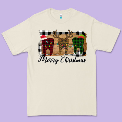 Merry Christmas Teeth Premium Tee Designed By Bettercallsaul