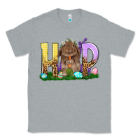Heather Grey Hop rabbit Classic Tee - NancyCooperArtShop