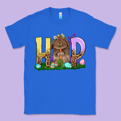 Hop Rabbit Classic Tee Designed By Nancycooperartshop