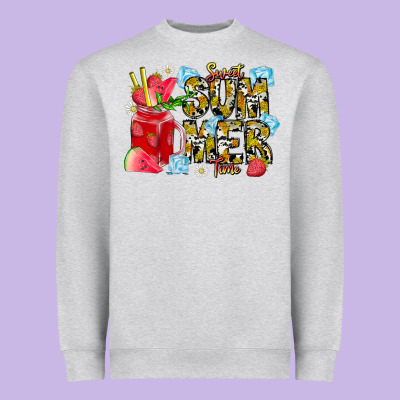 Sweet Summer Time Heavyweight Sweatshirt Designed By Cowhidedigitalart