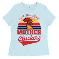Rise And Shine Mother Cluckers Ladies Tee | Teevron