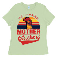 Matcha Rise And Shine Mother Cluckers Ladies Tee - Bettercallsaul