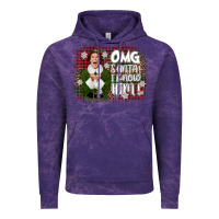 Cloud Purple the elf omg santa Vintage Hoodie - CowGirlArtShop