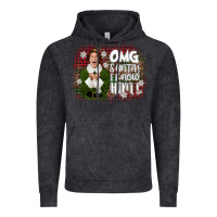Vintage Black the elf omg santa Vintage Hoodie - CowGirlArtShop