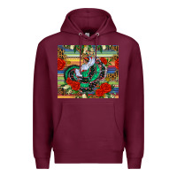 Burgundy flamenco dancer tumbler Premium Hoodie - BundleAndBundleShop