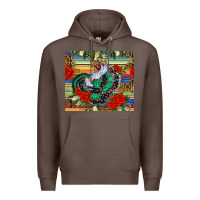 Coffee flamenco dancer tumbler Premium Hoodie - BundleAndBundleShop