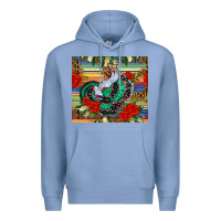 Colony Blue flamenco dancer tumbler Premium Hoodie - BundleAndBundleShop