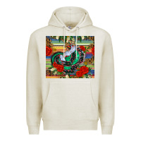 Oatmeal Heather flamenco dancer tumbler Premium Hoodie - BundleAndBundleShop
