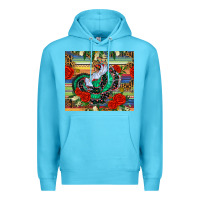 Ocean Blue flamenco dancer tumbler Premium Hoodie - BundleAndBundleShop