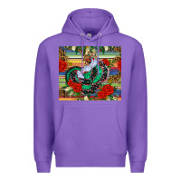 Purple flamenco dancer tumbler Premium Hoodie - BundleAndBundleShop