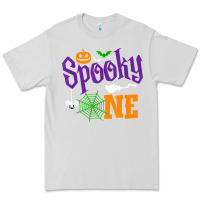 Dove Grey spooky one boy halloween 1st birthday matching family t shirt Premium Tee - trangStudio