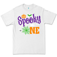 White spooky one boy halloween 1st birthday matching family t shirt Premium Tee - trangStudio