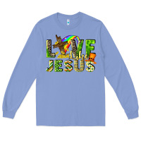 Colony Blue Love like Jesus Long Sleeve Tee - CowGirlArtShop