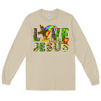 Mushroom Love like Jesus Long Sleeve Tee - CowGirlArtShop