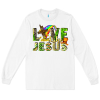 White Love like Jesus Long Sleeve Tee - CowGirlArtShop
