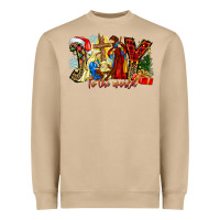 Mushroom Joy To The World Heavyweight Sweatshirt - CowhideDigitalArt