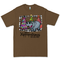 Cacao I Want Hippopotamus For Christmas Premium Tee - Bettercallsaul