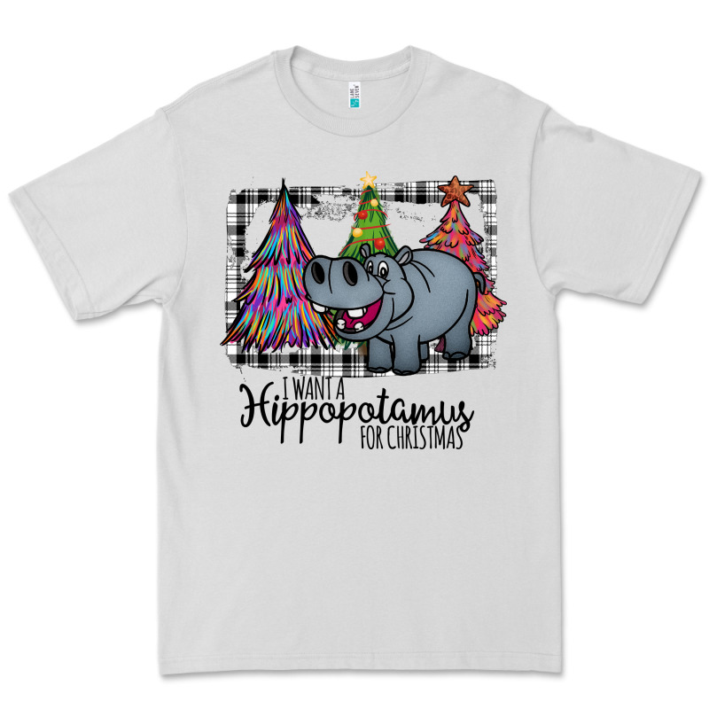 I Want Hippopotamus For Christmas Premium Tee by Bettercallsaul | Teevron