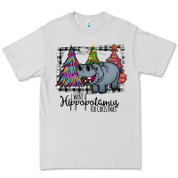 Dove Grey I Want Hippopotamus For Christmas Premium Tee - Bettercallsaul