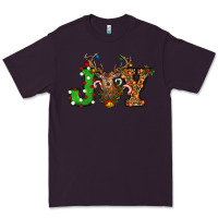 Plum Christmas Joy Reindeer Premium Tee - RanaPortraitStore