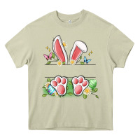 Mossy easter bunny name frame Heavy Core Tee - Artiststas