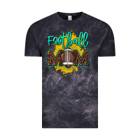 Cloud Black Football Mom Mother's Day Vintage Tee - HowdyJamesFarm