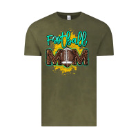 Vintage Olive Football Mom Mother's Day Vintage Tee - HowdyJamesFarm