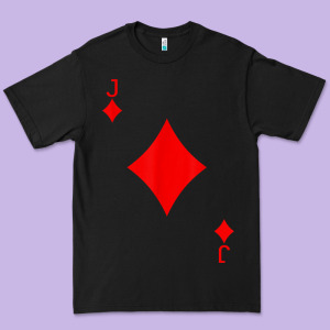 Jack Of Diamond Deck Of Cards Halloween Costume T Shirt Premium Tee Designed By Trangstudio
