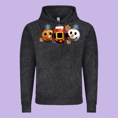 Christmas Vintage Hoodie Designed By Cowgirlartshop
