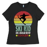 Black ski kid like a regular kid but coolers Ladies Tee - Bettercallsaul