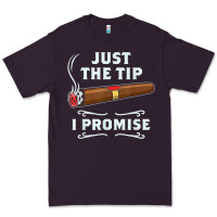 Plum Just The Tip Cigar Smoker Gift Funny Cigar Smoking Premium Tee - trangStudio