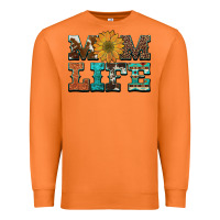 Carrot western cowhide leopard turquoise  leather aztec sunflower mom Premium Sweatshirt - Artiststas