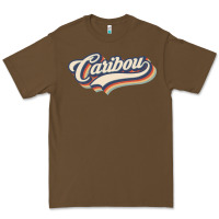 I Love Caribou City Usa Retro Vintage Premium Tee | Teevron