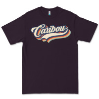 Plum I Love Caribou City Usa Retro Vintage Premium Tee - trangStudio
