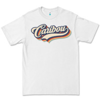 White I Love Caribou City Usa Retro Vintage Premium Tee - trangStudio