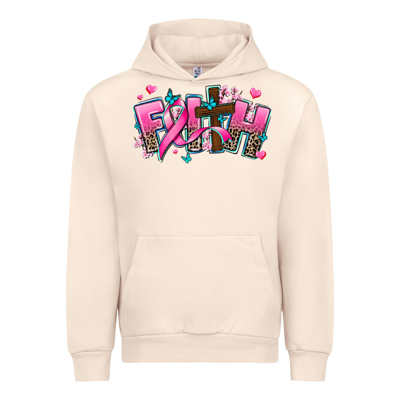 Cancer Faith Cross Urban Hoodie by AdoDesignShop | Teevron