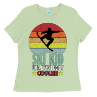 Matcha ski kid like a regular kid but coolers Ladies Tee - Bettercallsaul