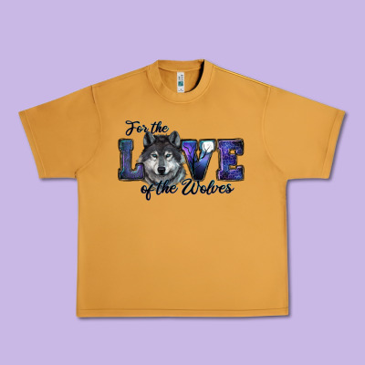For The Love Of The Wolves Urban Heavy Tee Designed By Ranaportraitstore