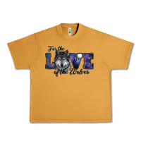 Peanut Butter For The Love Of The Wolves Urban Heavy Tee - RanaPortraitStore
