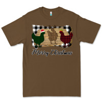 Cacao Merry Christmas Chickens Premium Tee - Bettercallsaul