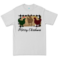 Dove Grey Merry Christmas Chickens Premium Tee - Bettercallsaul